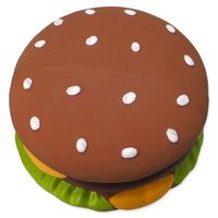 Hračka hamburger latex se zvukem 8cm