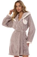 Dámský župan LaL Lazy - teplý Světle hnědá XL