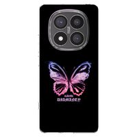 Silikónový prehľadný obal pre Xiaomi Redmi Note 14 Pro+ 5G - Diamanty Purple