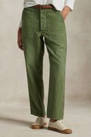 Polo Ralph Lauren pantaloni straight femei din bumbac
