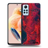 Silikónový prehľadný obal pre Xiaomi Redmi Note 12 Pro 4G - Organic red