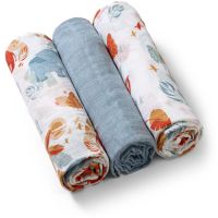 BabyOno Take Care Muslin Diapers plenice iz blaga Blue 3 kos