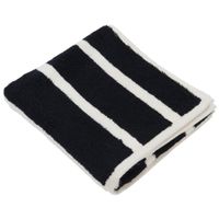 Dieter Knoll RUČNÍK, 50/100 cm, černá, ecru