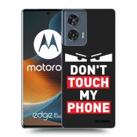 Silikónový čierny obal pre Motorola Edge 50 Fusion - Shadow Eye - Transparent