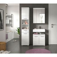 MID.YOU KÚPEĽŇA biela s vysokým leskom