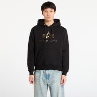 Bluza Alpha Industries Basic Hoodie BL Effect Print Black M