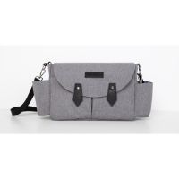 Petite&Mars Sara Grey Black сумка для сповивання 40 x 23 x 10 cm 1 кс