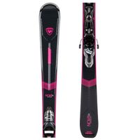 Rossignol NOVA 2S XPRESS + XPRESS W 10 GW B83 Дамски ски за спускания, черно, размер