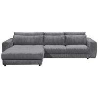 MID.YOU ROHOVÁ SEDAČKA, textil, kompozitní dřevo, antracitová