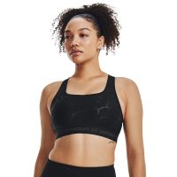 Biustonosz Under Armour Crossback Mid Emboss Black XS