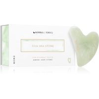 KORIKA Tools Gua Sha Green Jade Stone масажний інструмент для обличчя 1 кс