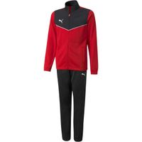 Puma INDIVIDUALRISE TRACKSUIT JR Спортен комплект за момичета, червено, размер