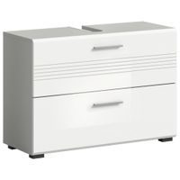 MID.YOU SKRINKA POD UMÝVADLO, biela, sivá, 80/56/32 cm