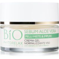 Phytorelax Laboratories Bio Sebum Aloe Vera hydratační gel krém na redukci mastnoty pleti 50 ml