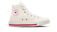Converse Chuck Taylor All Star Lift Valentine's Day Platform Děti - Tenisky Converse - Bílá - A10716C-5 - Size: 5