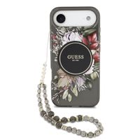 GUESS IML FLOWER STRAP Zaščitni ovitek Apple iPhone Air BLACK
