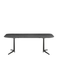 Multiplo XL ovál 192x118 cm černá tundra Kartell