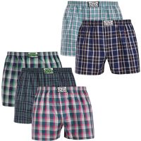 5PACK pánské trenky Styx klasická guma vícebarevné (5A3078901) XXL