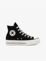 Čierne dámske členkové tenisky Converse