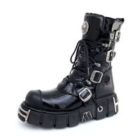 Lederschuhe Frauen - Bizarre Boots (313-S1) Black - NEW ROCK - M.313-S1 40