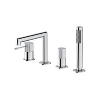 Bateria wannowa Cersanit Zen 4-otworowa chrom połysk S951-565