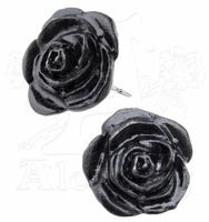kolczyki Black Rose - ALCHEMY GOTHIC - E339