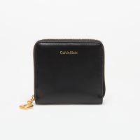 Πορτοφόλι Calvin Klein Hardware Square Zip Around Black Universal