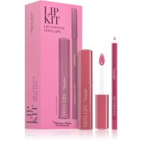 Pierre René Professional Lip Kit darčeková sada na pery 02 Mauve Fusion 2 ks