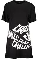 CAVALLI CLASS SHORT DRESS WOMEN BLACK