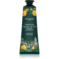 Yves Rocher Mandarin Pine Needles feuchtigkeitsspendende Creme für die Hände 30 ml