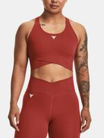 Under Armour Project Rock LetsGo Crssover Sport Büstenhalter Rot