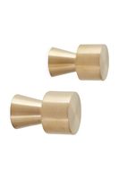 OYOY Nástenný vešiak OYOY Pin Hook/Knob 2-pak
