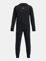 Under Armour UA Rival Fleece Kinder Trainingsanzug Schwarz