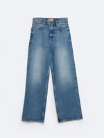 Big Star Kids's Wide Trousers Denim 190121 473