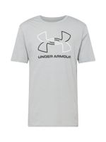 UNDER ARMOUR Tehnička sportska majica 'FOUNDATION'  siva / crna / bijela