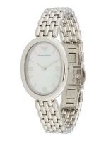 Emporio Armani Analogni sat  srebro / bijela