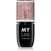 MYLAQ UV Gel Polish géles körömlakk árnyalat My Last Party 5 ml