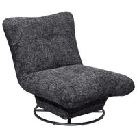 MID.YOU KRESLO, textil, antracitová