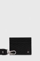 Armani Exchange Kožené puzdro na karty a prívesok Armani Exchange