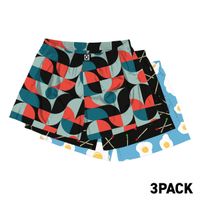 HORSEFEATHERS Trenírky Manny 3pack - bundle 7 BLUE velikost M