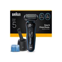 Braun Series 5 52-B7000CC elektrický holiaci strojček + stanica SmartCare, modrý