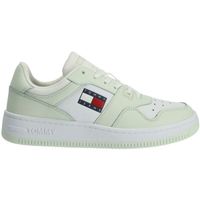 Tommy Hilfiger TOMMY JEANS RETRO BASKET WMN Дамски ниски обувки, светло-зелено, размер