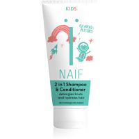 Naif Kids Shampoo & Conditioner sampon és kondicionáló 2 in1 gyermekeknek 200 ml