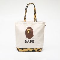 Τσάντα A BATHING APE 1St Camo Ape Head Tote Bag Ivory Universal