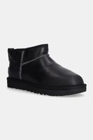 UGG Kožené snehule UGG Classic Ultra Mini Lthr Regen