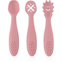 Petite&Mars Take&Match 6m+ Löffel für Kinder Dusty Rose 3 St.