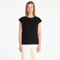 T-shirt Urban Classics Ladies Organic Extended Shoulder Tee Black S