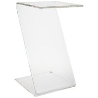 Xora PRÍRUČNÝ STOLÍK, číra, plast, 33/33/60 cm