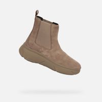 Beige Women's Ankle Boots Geox Nebula 2.0 X - Ladies