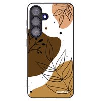 Silikónový čierny obal pre Samsung Galaxy S25 5G - Boho style